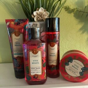 NEW BBW (4) PC BODY CARE SET VIVA BRAZIL 🌴🌹
